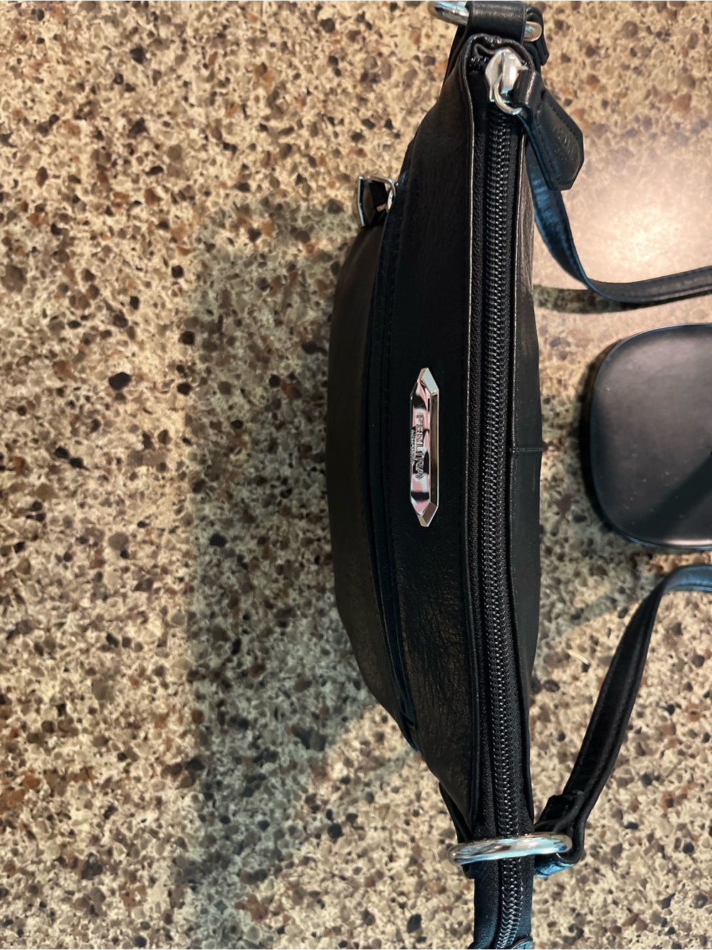 Perlina Purple Patterned Lined Crossbody Interior - Picture 6 of 11